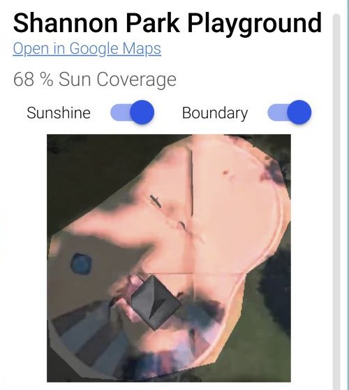 PlayShade 3D playground sun and shade simulation preview